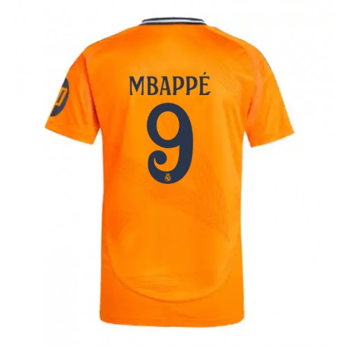 Pánský Fotbalový dres Real Madrid Kylian Mbappe #9 2024-25 Venkovní Krátký Rukáv